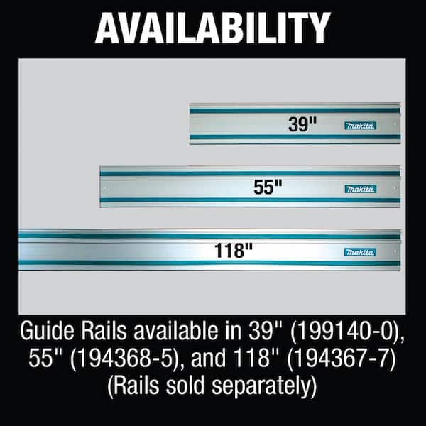 hvad som helst arv Making Makita 39 in. Metal Guide Rail 199140-0 - The Home Depot