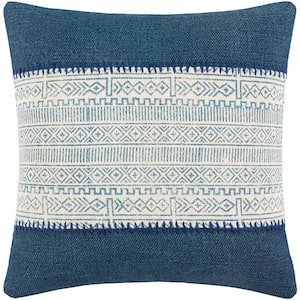 Blue Ivy Polyester 18 Square Blue Decorative Throw Pillow 18X18  277300618SQ - The Home Depot
