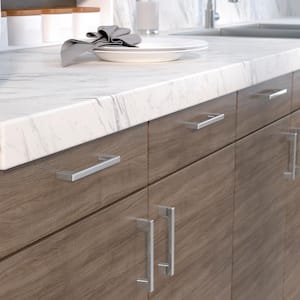 Armadale Collection 3 3/4 in. (96 mm) Chrome Modern Rectangular Cabinet Bar Pull