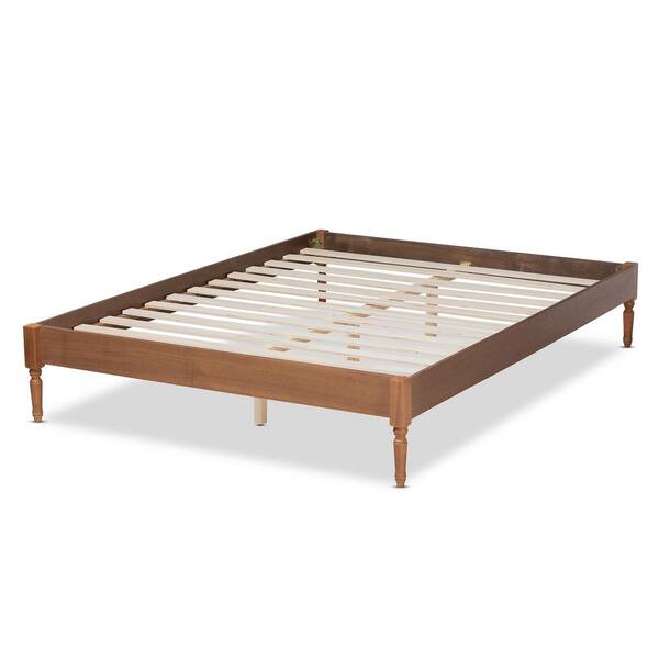 Baxton Studio Colette Ash Walnut Full Platform Bed 161 10184 HD