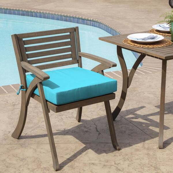 Outdoor bistro hotsell chair cushions square