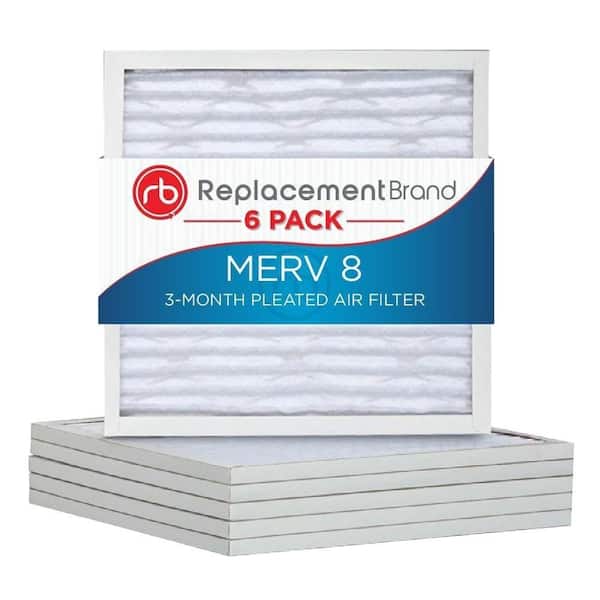 ReplacementBrand 20 in. x 20 in. x 1 in. MERV 8 Air Purifier Replacement Filter (6-Pack)