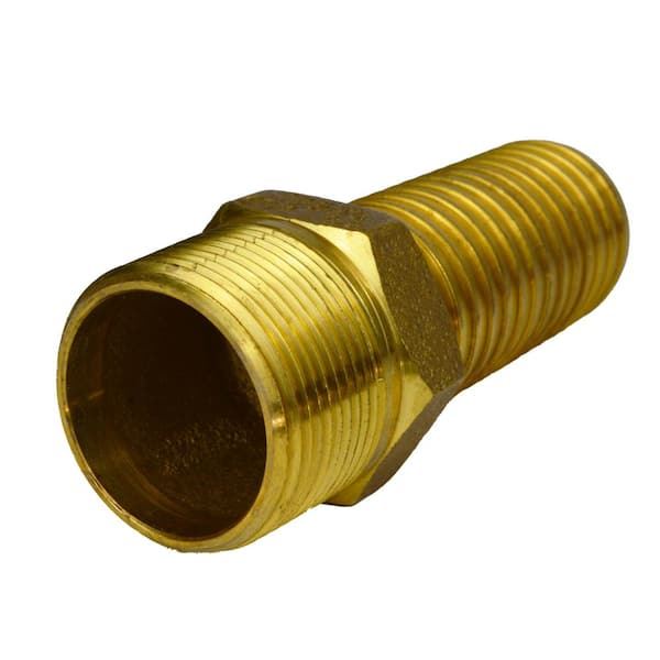 Water Source 1-1/4 in. Brass Extra Long Male Insert Adapter XLMA9125NL -  The Home Depot