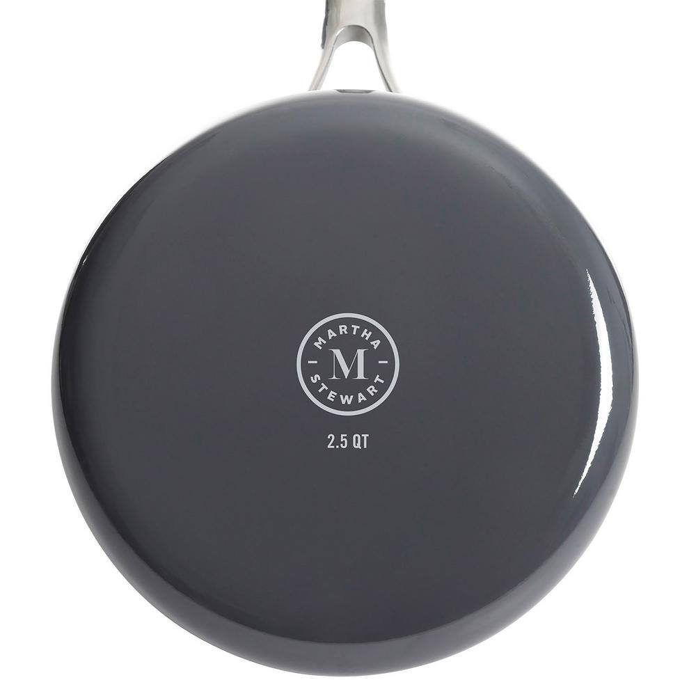 10-Piece Grey Nonstick Aluminum Enamel Cookware Set