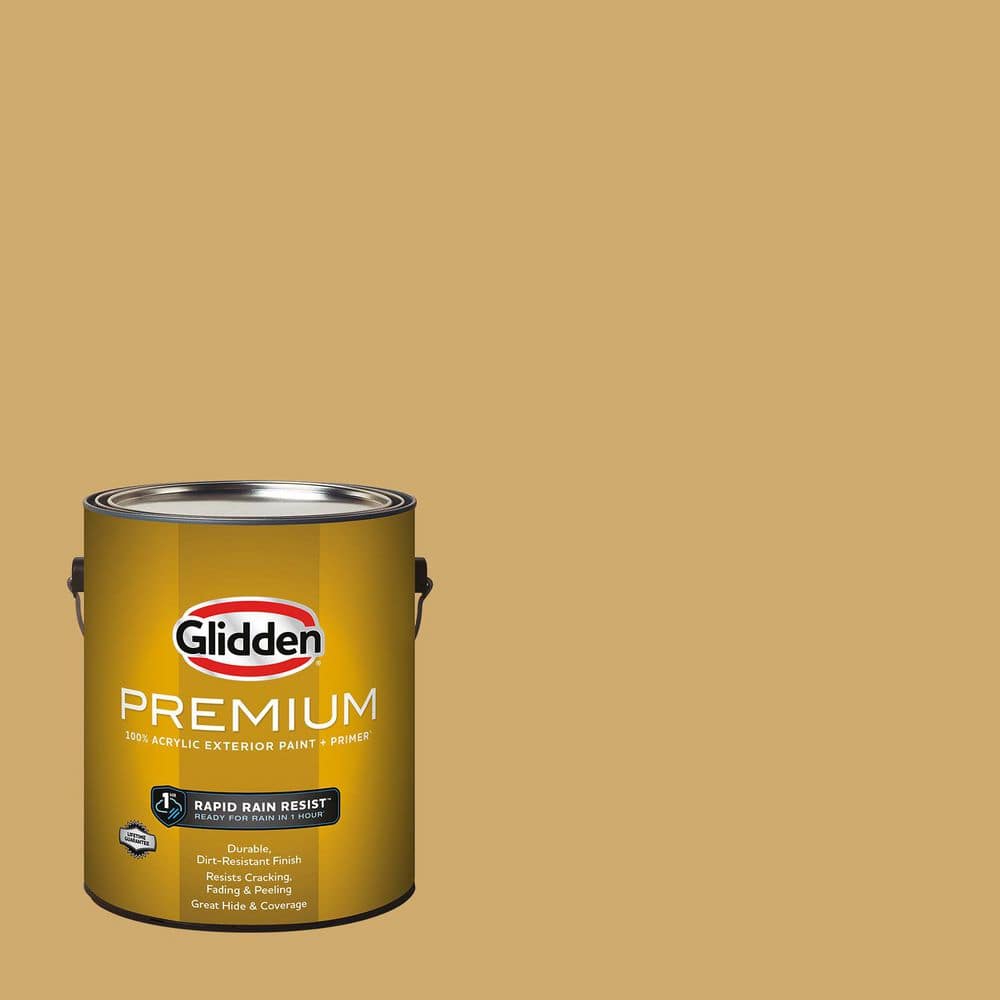 Glidden Premium 1 gal. More Maple PPG1091-5 Satin Exterior Latex