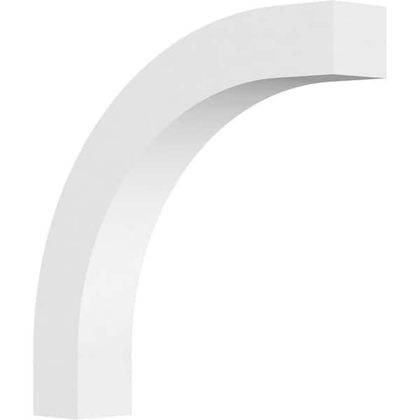 Ekena Millwork 3"W x 18"D x 18"H Standard Heritage Architectural Grade PVC Knee Brace