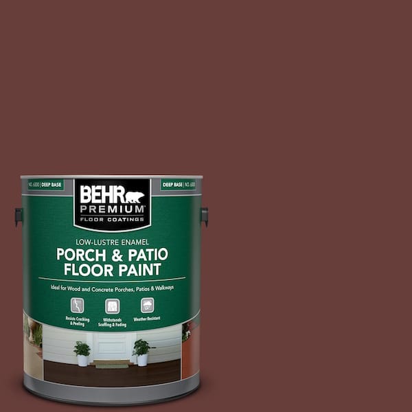 1 gal. #PPU2-01 Chipotle Paste Low-Lustre Enamel Interior/Exterior Porch and Patio Floor Paint