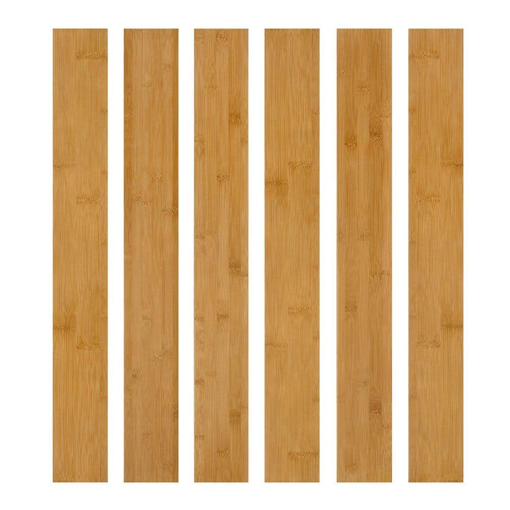 "37.8"" L x 3.78"" W x 0.6"" T Prefinished Tongue and Groove Solid bamboo hardwood flooring, Honey (19.84 sq. ft./case)" price history on PriceWatchPro