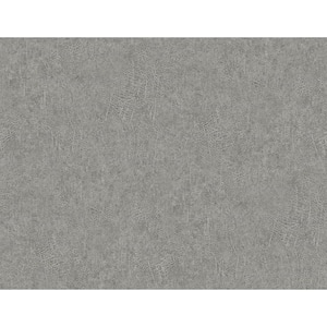 Leather Effect Imitation Gray Vinyl type 2 Non-Pasted Strippable Wallpaper Roll Cover 60.75 sq. ft.