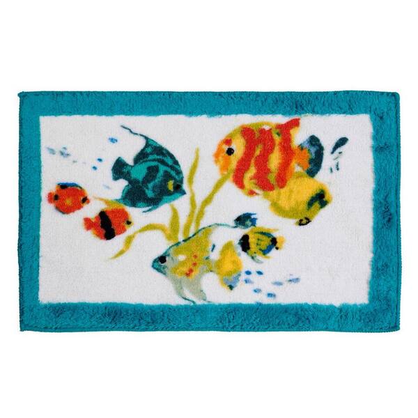 Creative Bath Rainbow Fish 72 In X, Fish Themed Shower Curtains