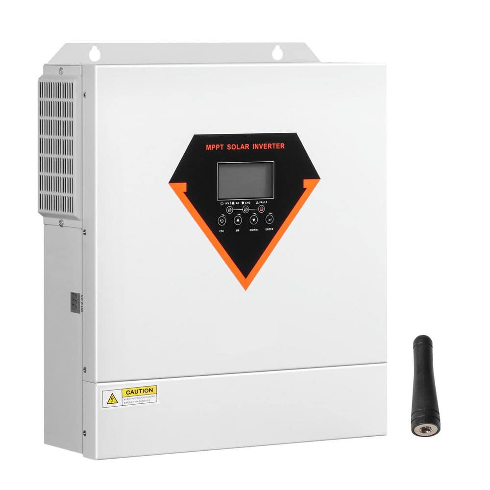 SKYSHALO Hybrid Solar Inverter 3000W All in One Pure Sine Wave Power ...