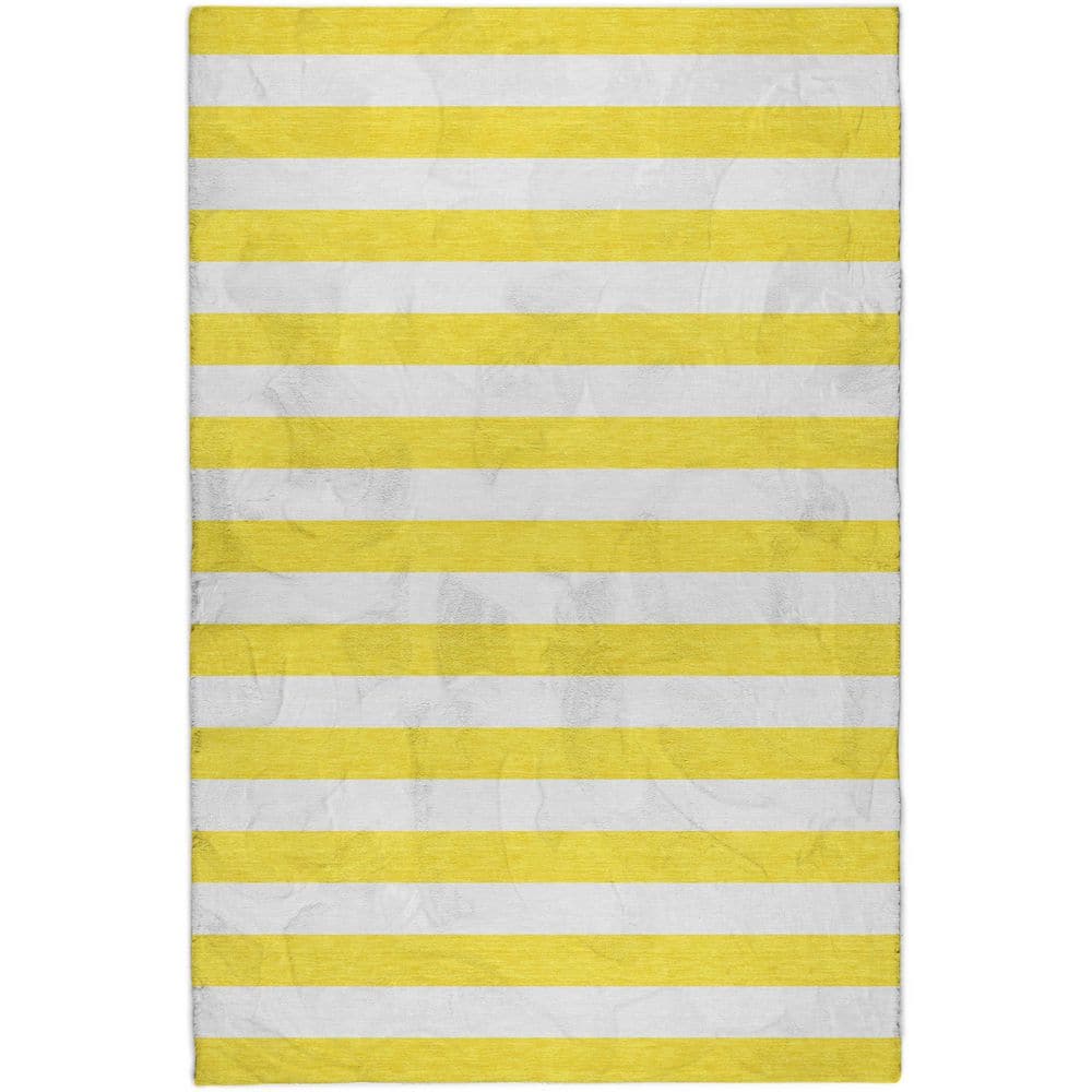Dream Shag Premium Machine Washable Abstract ADS528 Yellow 8 ft. x 10 ft. Area Rug price history on PriceWatchPro