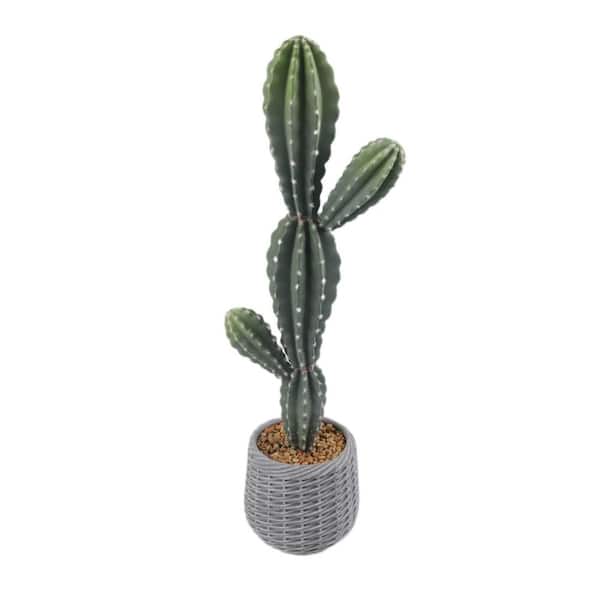 Cactus✩ 2.78 ft. Artificial Cactus Tree in Pot, Tall Realistic Texture