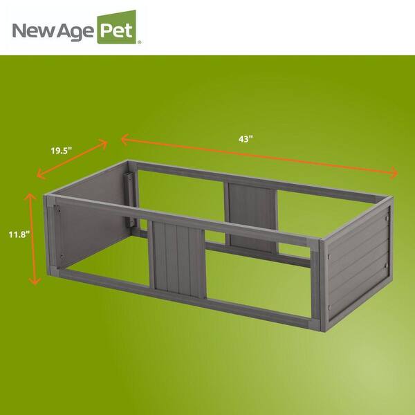 New Age Pet ECOFLEX Mojave Stacker, Large- Grey EHRMS31-05L - The