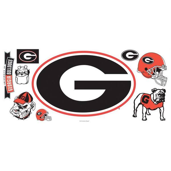 RoomMates University of Georgia Giant Peel and Stick Wall Decals-DISCONTINUED