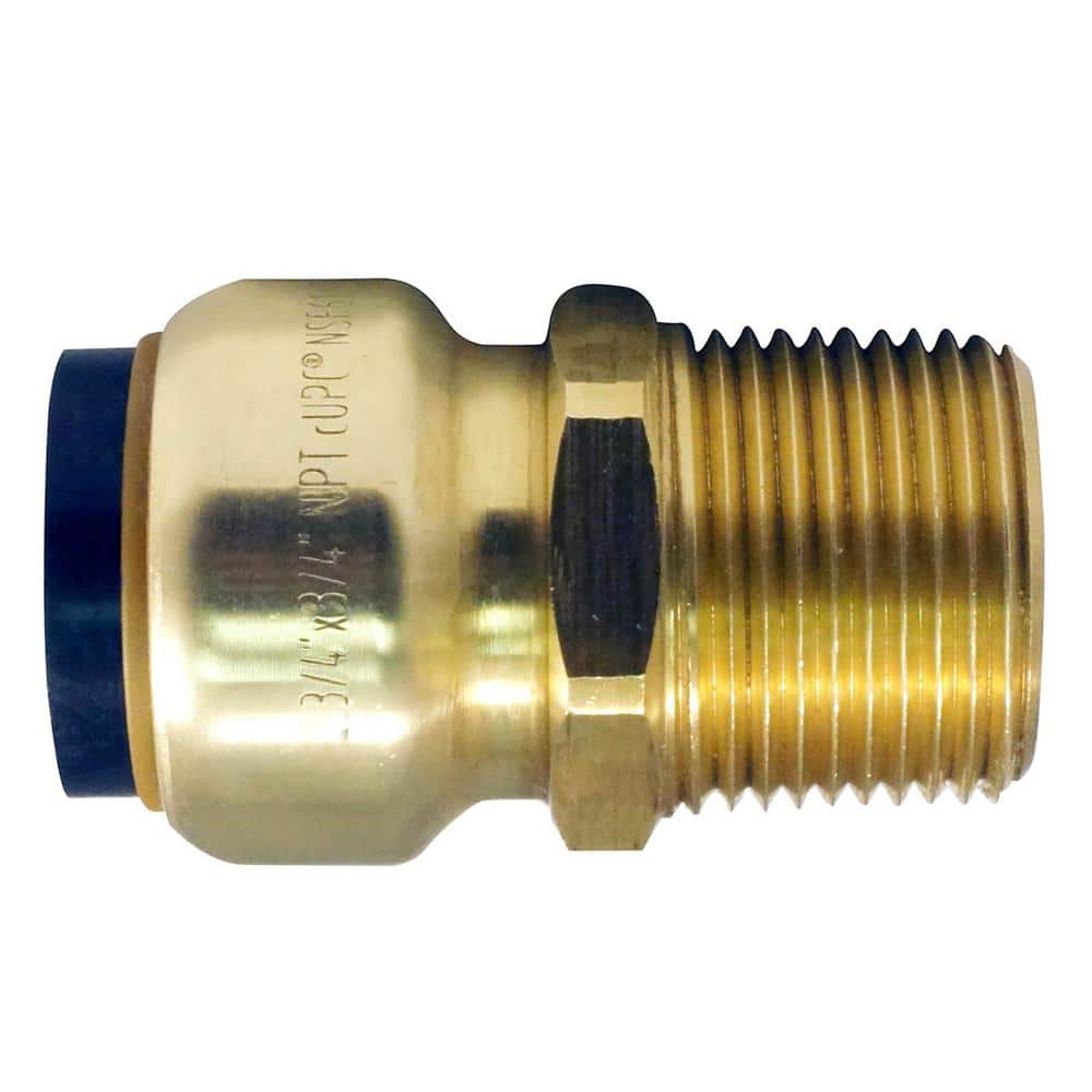3/4 in. Brass Push-to-Connect x Male Pipe Thread Adapter price history on PriceWatchPro