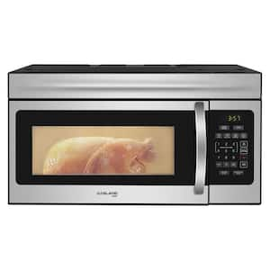 30 in. 1.6 cu. ft. 1000-Watt Over-the-Range Microwave Oven in Stainless Steel