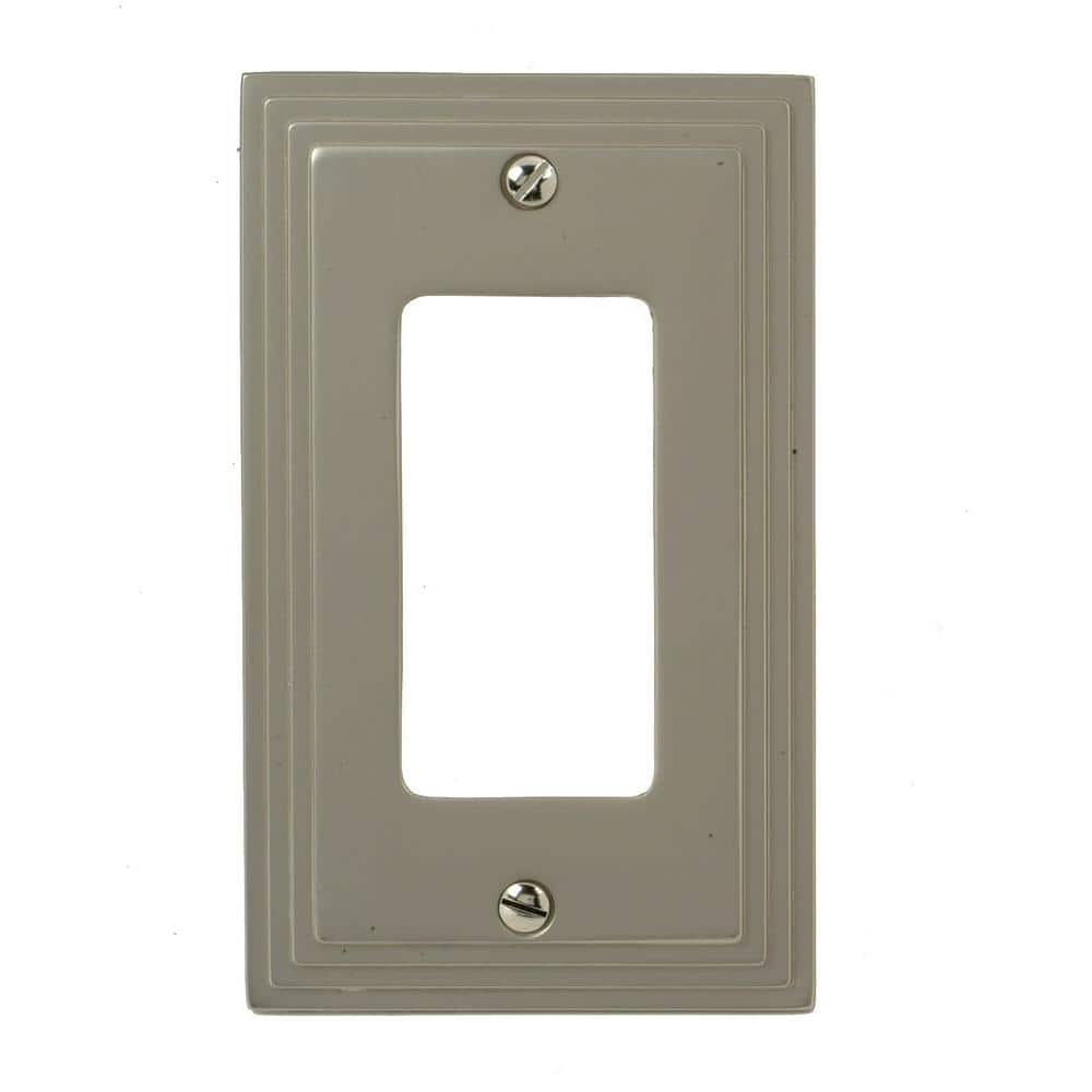 Metallic 1-Gang Decorator/Rocker Wall Plate (1-Pack) price history on PriceWatchPro