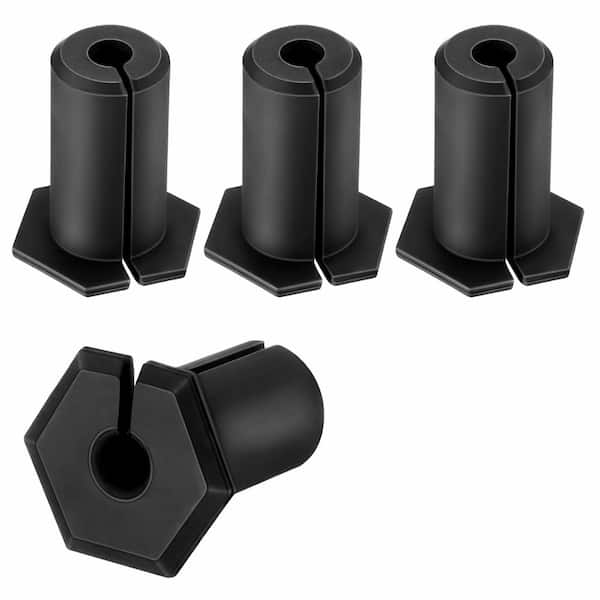 4-Pack Silicone Cable Routing Grommet Kit for 3/4 in Wall Holes, Feed-Through Bushing for Starlink & Common Wires