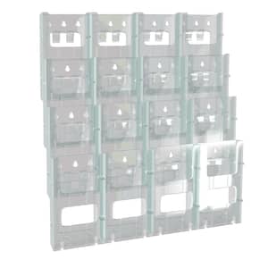 16-Pocket Trifold Wall Mount Display