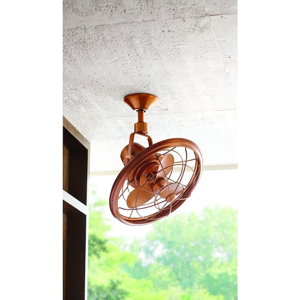 Home Decorators Bentley II 18 in Outdoor Oscillating Ceiling Fan Bronze for sale online 