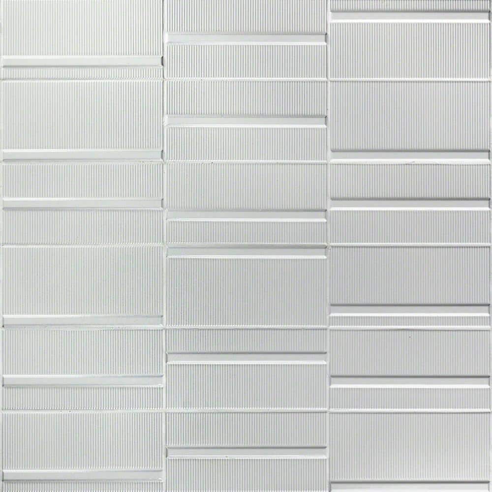 Magnitude Echo White 4 in. x 8 in. Polished Ceramic Subway Wall Tile (50 pieces / 10.76 sq. ft. / box) price history on PriceWatchPro