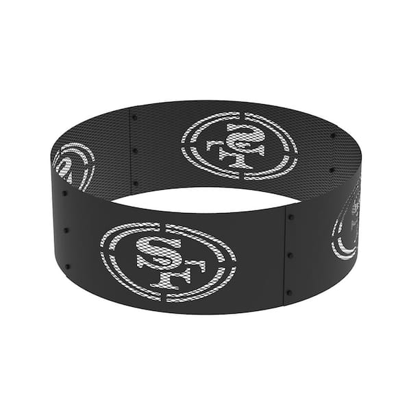 Black San Francisco 49ers 16'' Team Logo Cutout