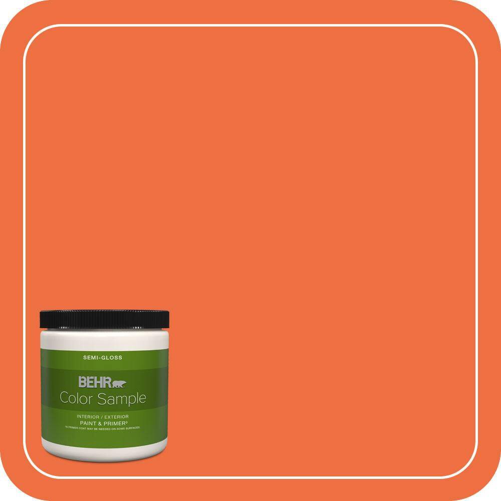 8 oz. #210B-6 Aurora Orange Semi-Gloss Interior/Exterior Paint & Primer Color Sample price history on PriceWatchPro