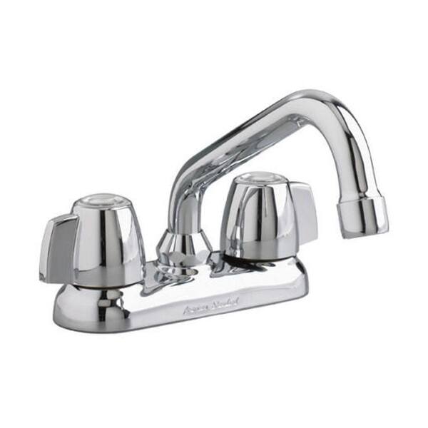 American Standard Cadet 4 in. Knob Style 2-Handle Laundry Faucet in Polished Chrome