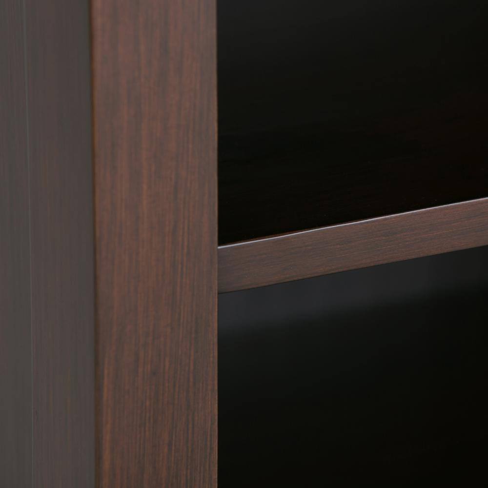 Russet Brown Solid Wood 24" Bedside Nightstand with 1 Drawer