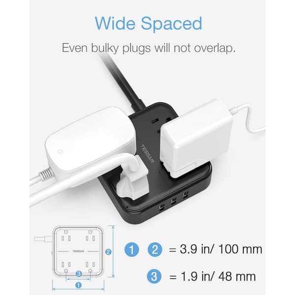 Power Outlet Wireless Charging, Extension Cord,,, Fast Wireless