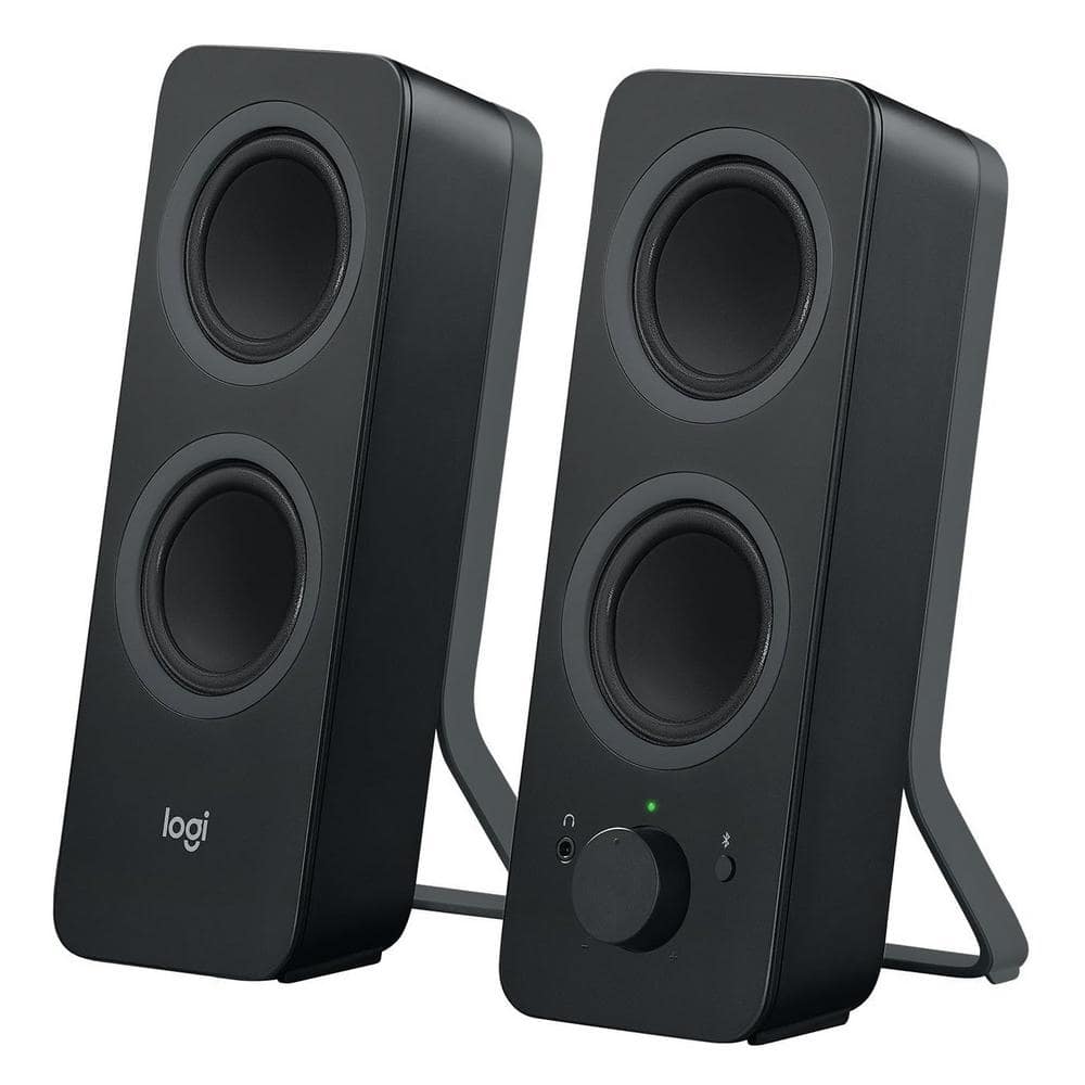 2.0 Stereo Computer Speakers with Bluetooth Tabletop Mount
