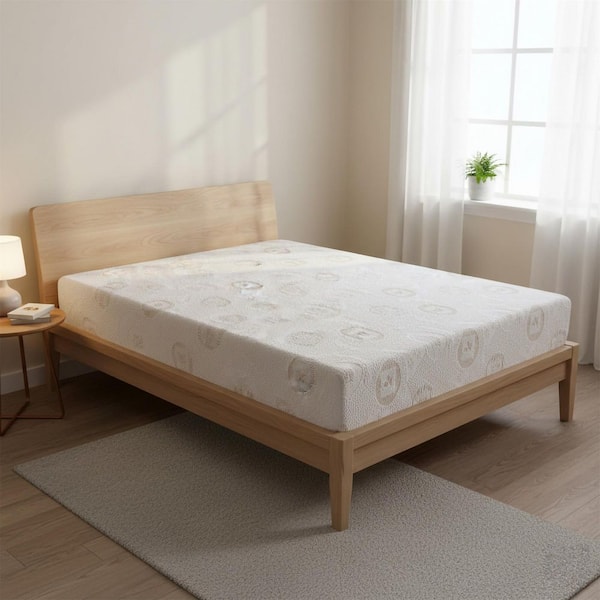 10in. Firm Memory Foam Euro Top Queen Mattress