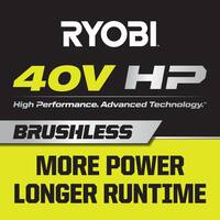 RYOBI 40V HP Brushless 20 in. Cordless Battery Walk Behind Push Mower, Blower & String Trimmer w/ (2) Batteries & (2) Chargers RY401170-RY40HPCK201K