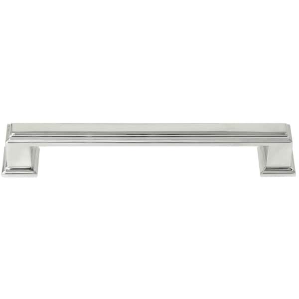 MNG Hardware Beacon Hill 5-1/16 in. Center-to-Center Polished Nickel Bar Pull Cabinet Pull