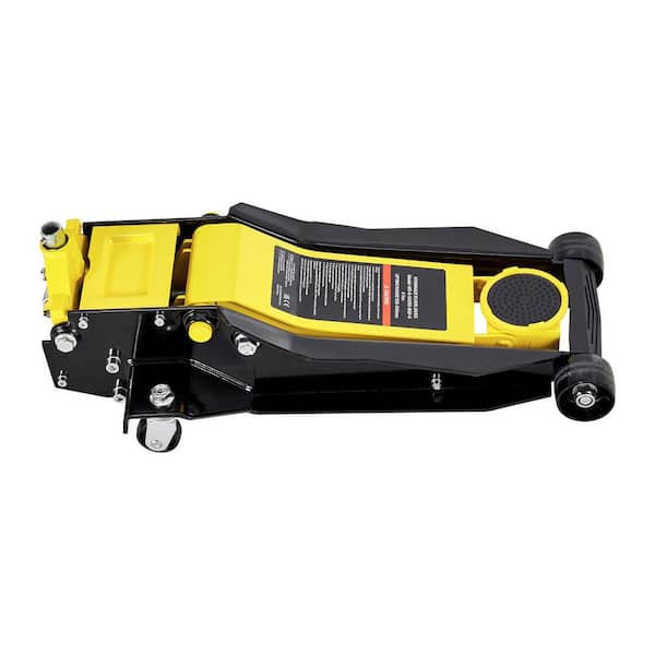 TOYOTA カー ロック イエロー/ブラック SKYSHALO 8818 lbs. Low Profile Floor Jack Steel Racing, Dual