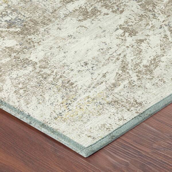 Chantille Machine Washable Indoor/Outdoor Abstract ACN2779 Ivory 3 ft. x 4 ft. Area Rug