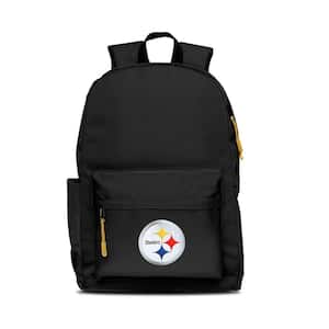 Pittsburgh Steelers 17 in. Black Campus Laptop Backpack