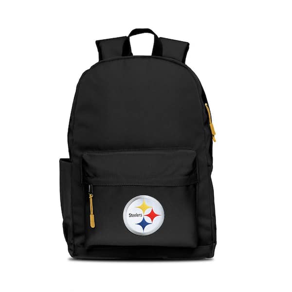 Mojo Pittsburgh Steelers 17 in. Black Campus Laptop Backpack