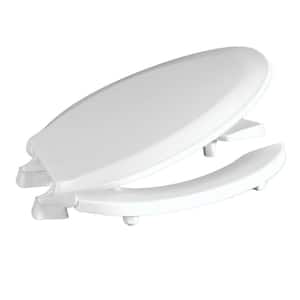 Centoco ADA Compliant Raised Elongated Open Front with Cover Toilet Seat white 