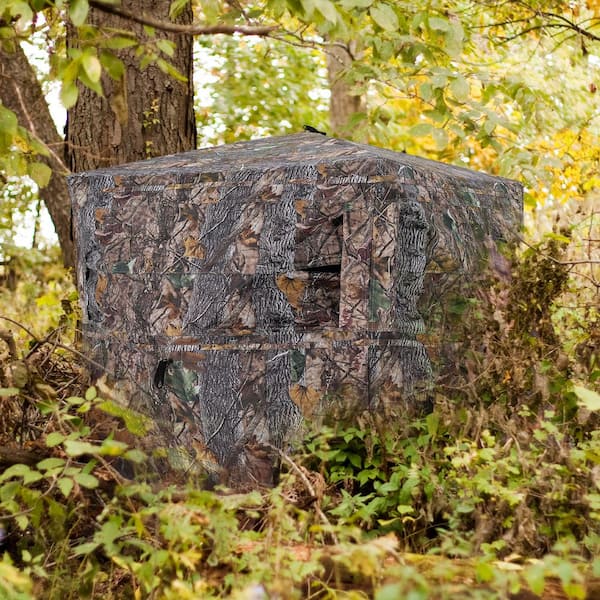 BOZTIY 2-3 Person Hunting Blind Pop up Ground Blind Portable