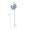 Outdoor Solar Stake Light, Starburst Swaying Lawn Light, Waterproof