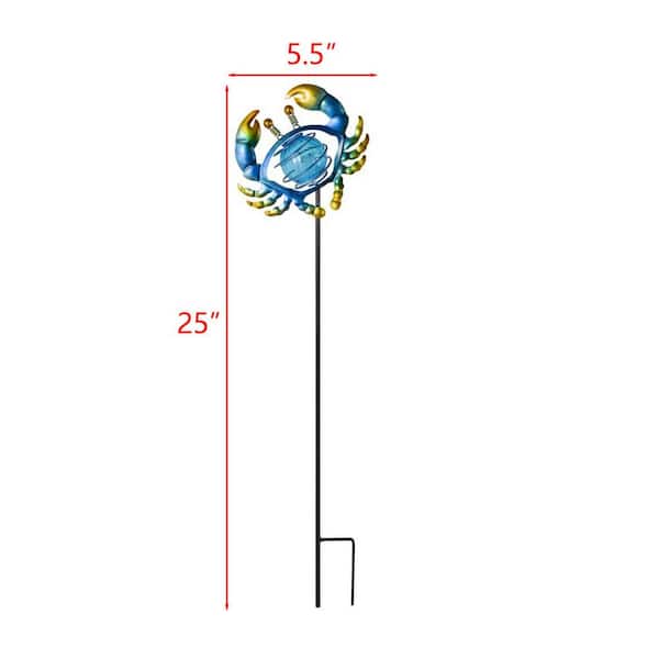 Yiosax Solar Garden Lights Sailboat Stake Decor-Yard Outdoor Statue Decorations Waterproof 5 LED Metal Landscape Lighting Flower Bed,Pond,Yard,Lawn Gift for Mom Grandma Women