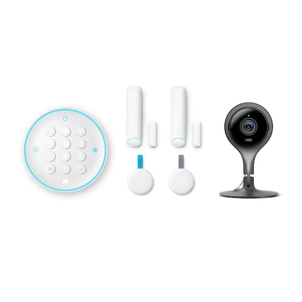 Google Nest Secure Alarm System with Nest Cam Indoor Security Camera - Home Depot Exclusive