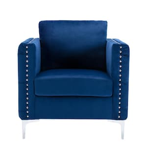 navy blue chair for bedroom