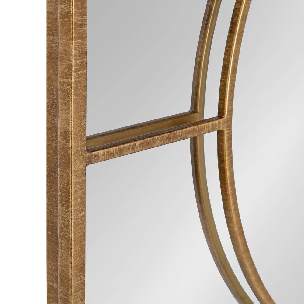 Gold Geometric Square Full Length Accent Mirror