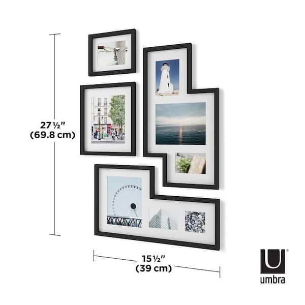 Umbra Luna Black Picture Frame 311120-040 - The Home Depot