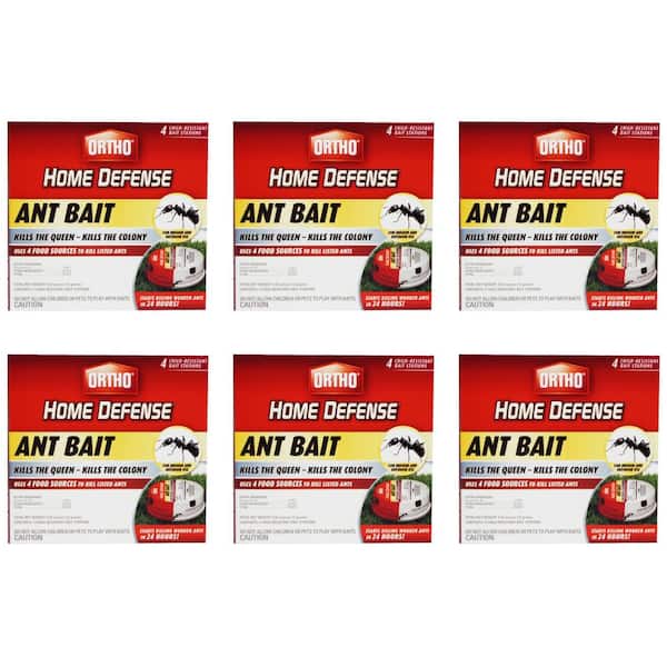 Unbranded Ortho Metal Ant Bait Stations, 4 ct (6 Pack)