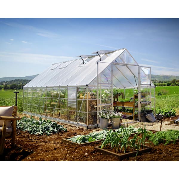 Balance 10 ft. x 20 ft. Hybrid Silver/Clear DIY Greenhouse Kit