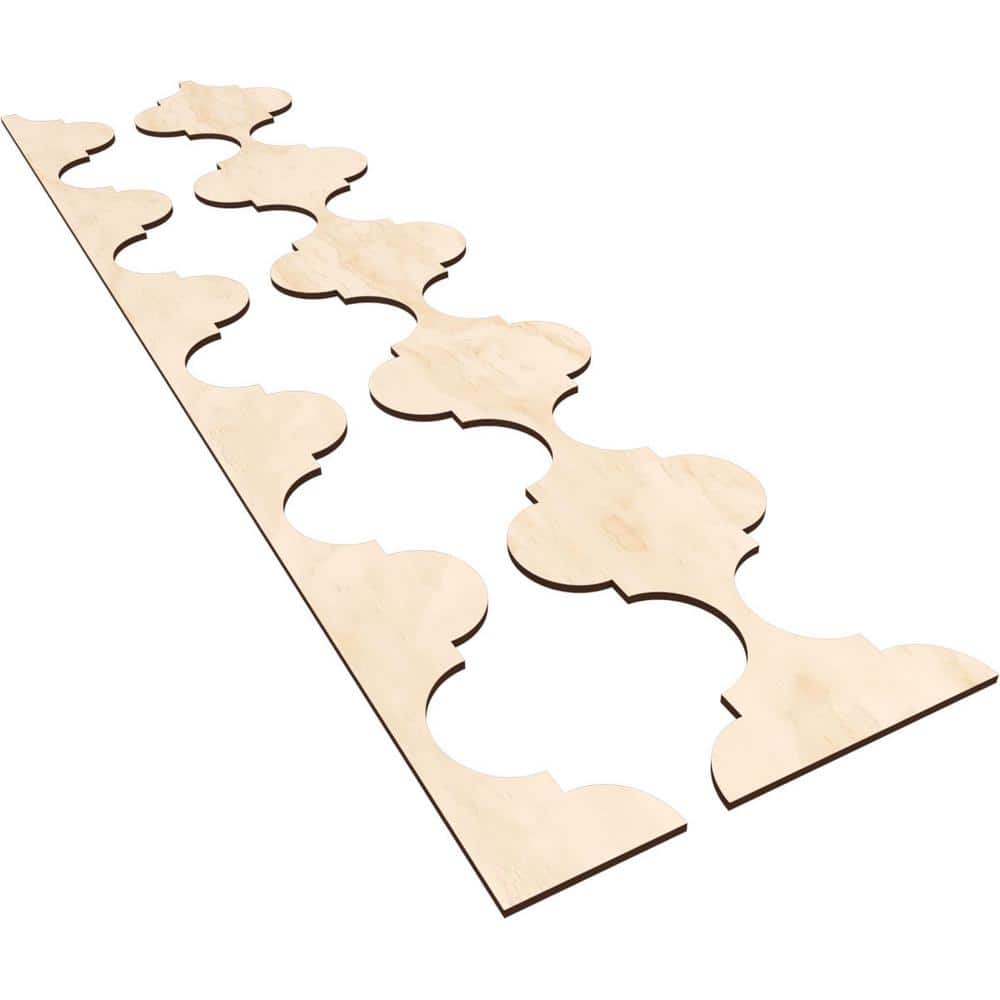 Marrakesh Birch Wood Decorative Slat Wall Panel Kit